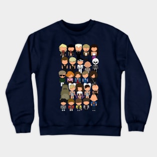 Awesome 80s Movie Icons - "Vector-Eds" Crewneck Sweatshirt